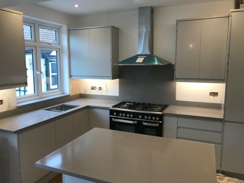Grey kitchen worktop sample - worktop,