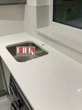 Crystal White Quartz Worktops